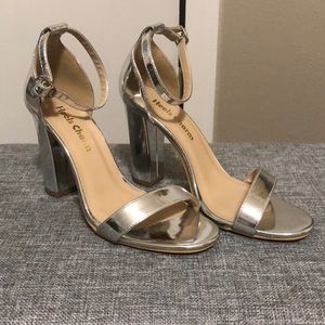 Women’s silver heels